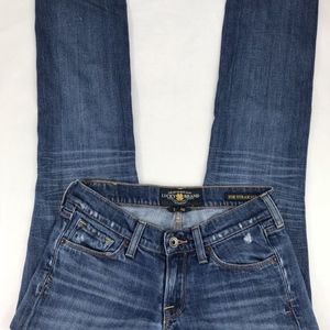 LUCKY BRAND WOMENS ZOE STRAIGHT FIT SIZE 2/26 MED